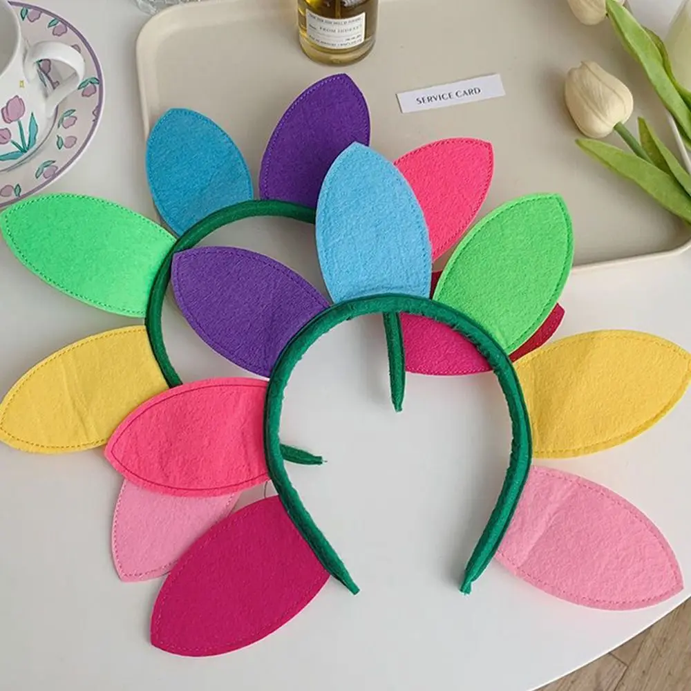 

Funny Holiday Gift Hair Accessory Multi-color Girl Hair Band Kids Hair Hoop Children's Day Headdress Sunflower Headband