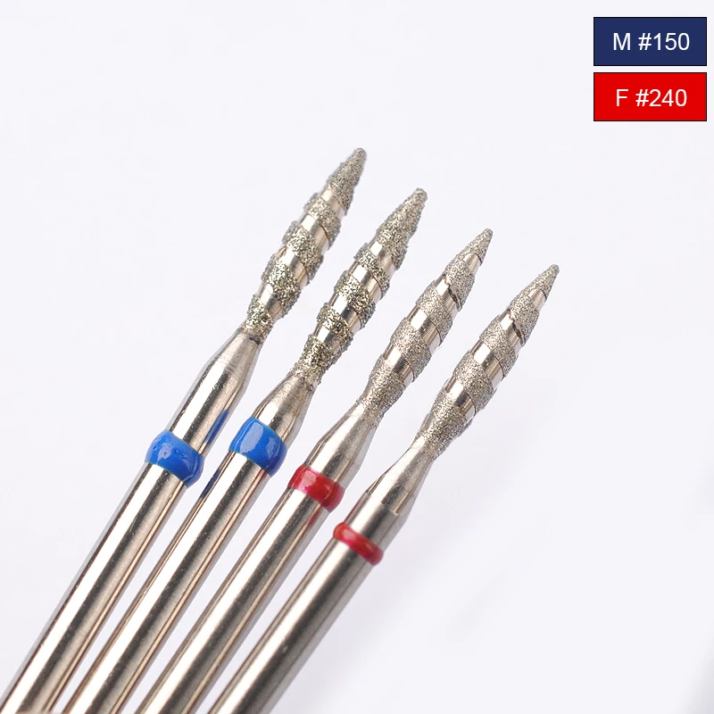 Алмазные фрезы для маникюра и педикюра 2 шт