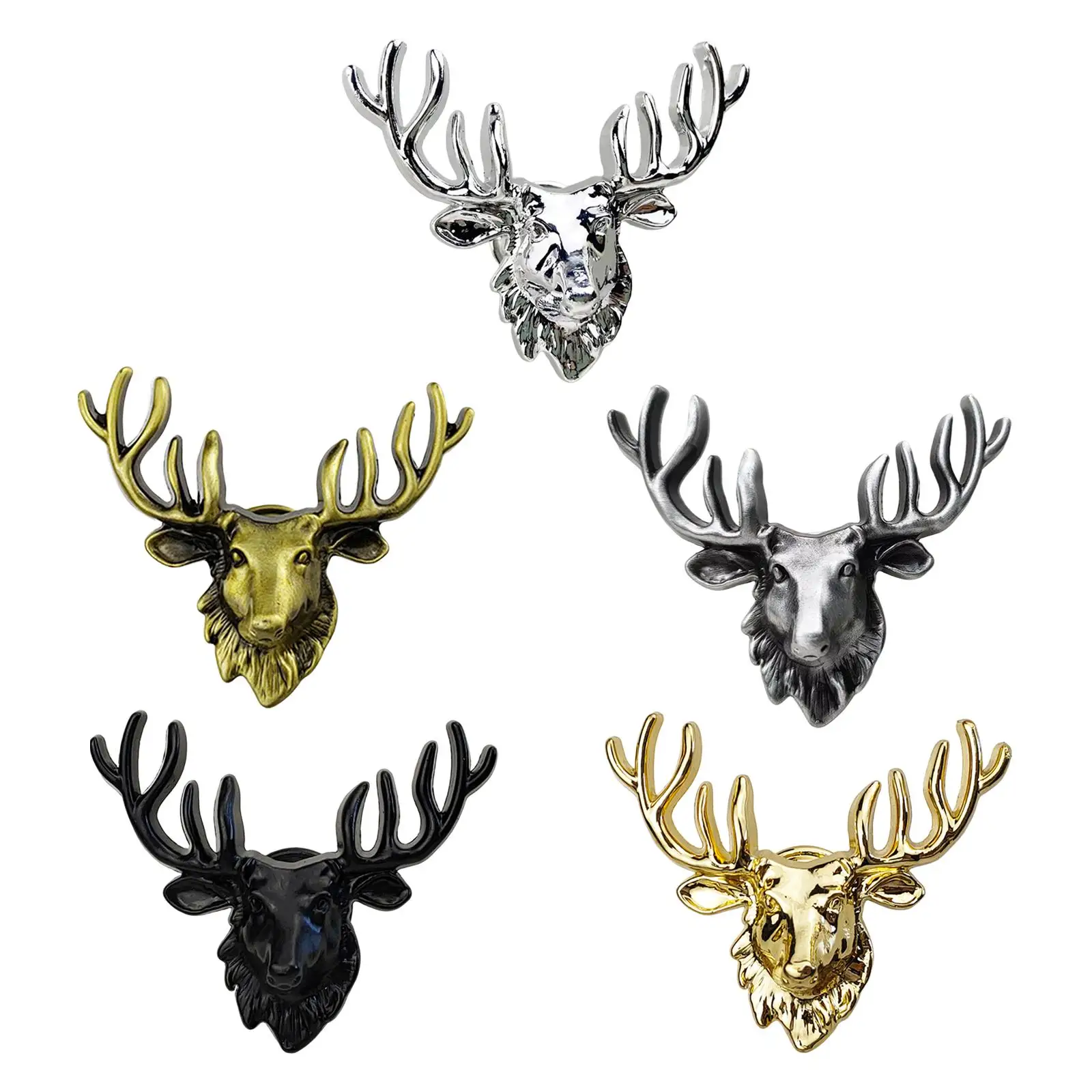 

Decorative Zinc Alloy Deer Knobs with Screws handle for door Dresser Knobs Pull Knobs for Home D