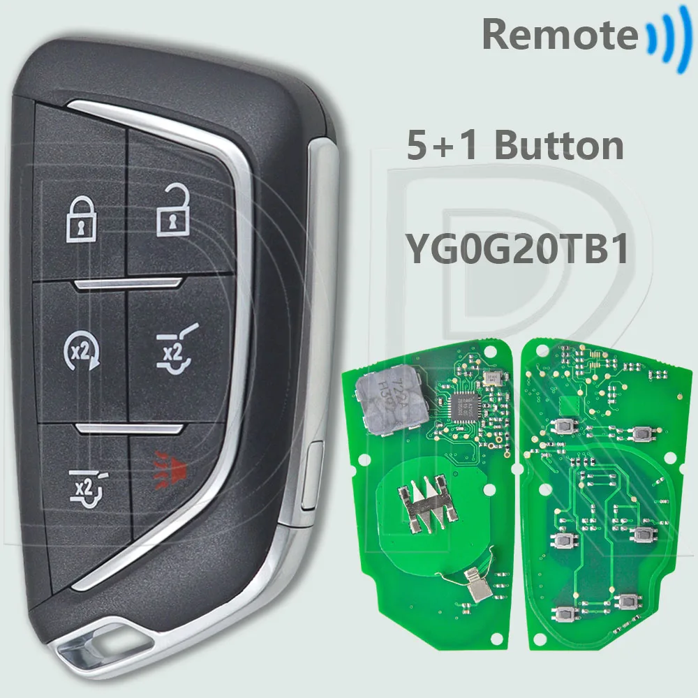 

DR YG0G20TB1 ID49 433 МГц Keyless Go автомобильный ключ дистанционного управления для Cadillac Escalade CT4 CT5 2020 2021 2022