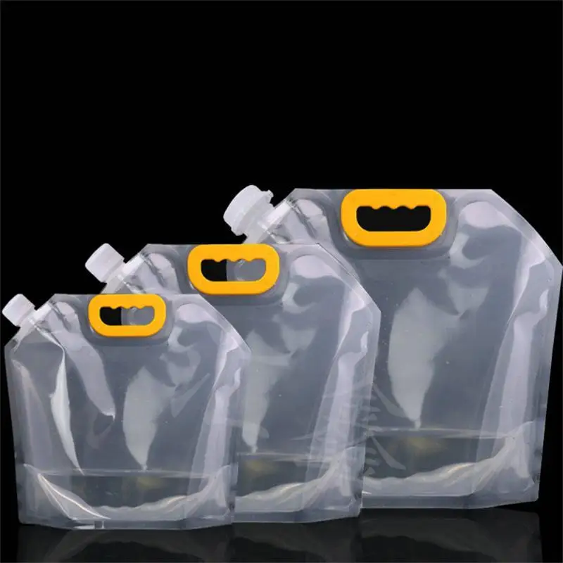 

1.5-5l Fresh-keeping Beer Heavy Duty Drinks Portable Nozzle Bag Moisture-proof Liquor Spout Bags Kitchen Tools Transparent