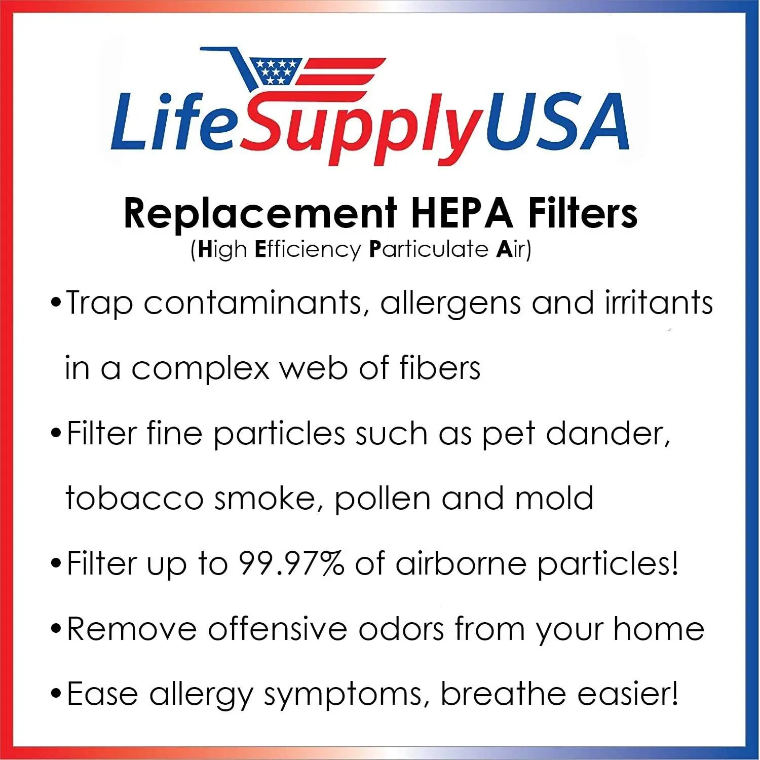 

HEPA Air Cleaner Filter Replacement Compatible with Winix 119010 Size 17 PlasmaWave P150, U150, 9300, 9000S and 5000S Small Air
