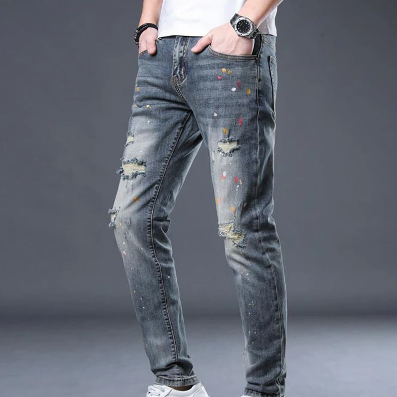 High Stree мужские черные джинсы