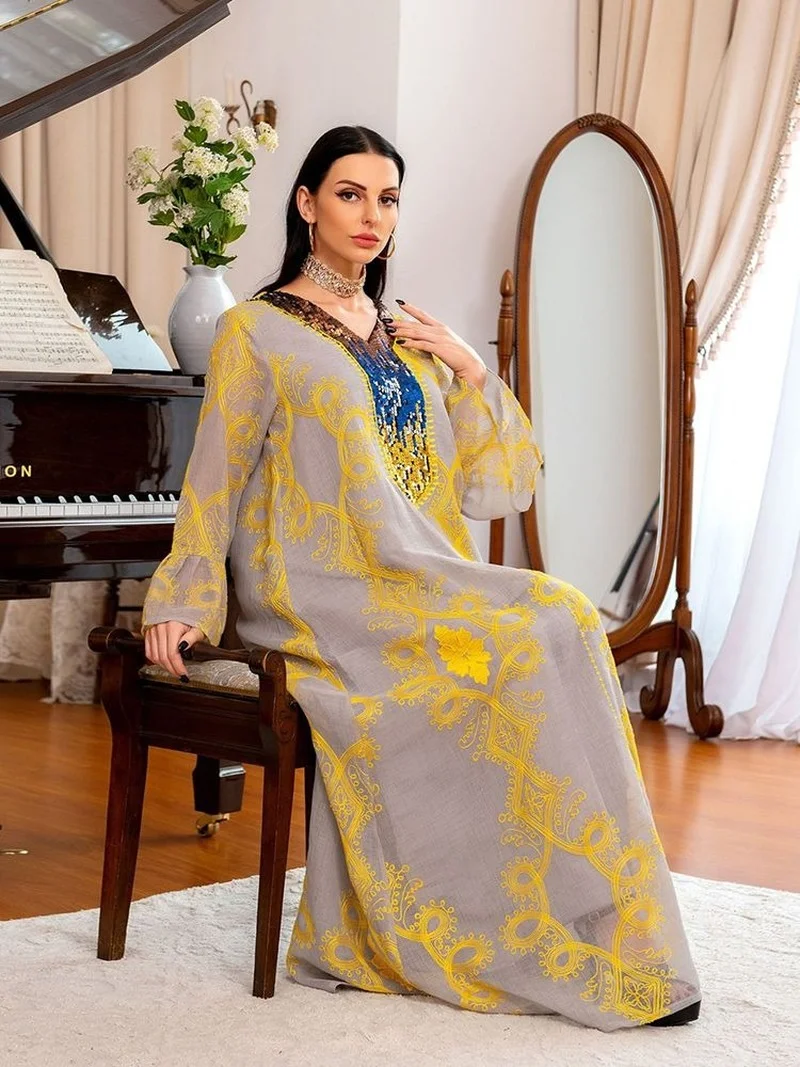 Ramadan Black Abaya Dubai Arabic Turkey Islam Muslim Long Dress Kaftans For Women Robes De Soiree Djellaba Femme Musulmane Niqab