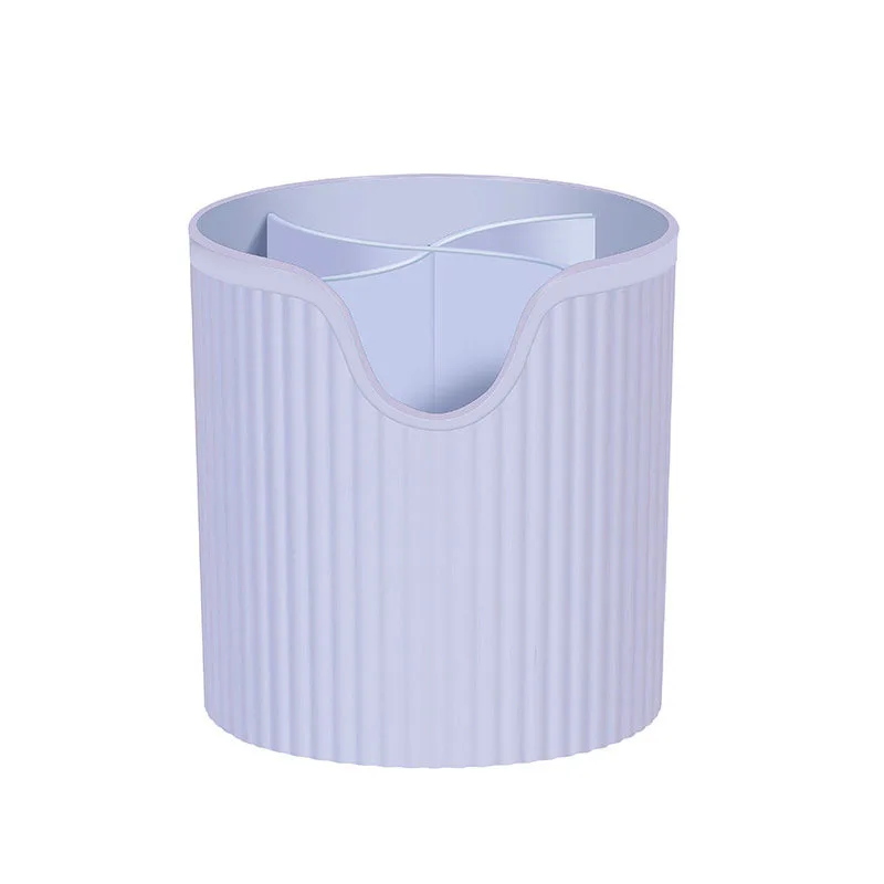 

Cosmetic Storage Case Make Up Brush Storage Box Makeup Tool Pen Nail Polish Stripe Organizer Bucket Makeup Organizer