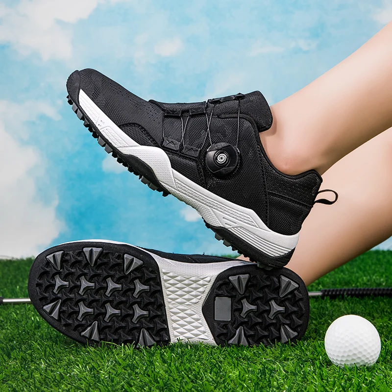 Brand new high quality professional golf shoes for men and women outdoor non-slip comfortable golf sneakers plus size women golf