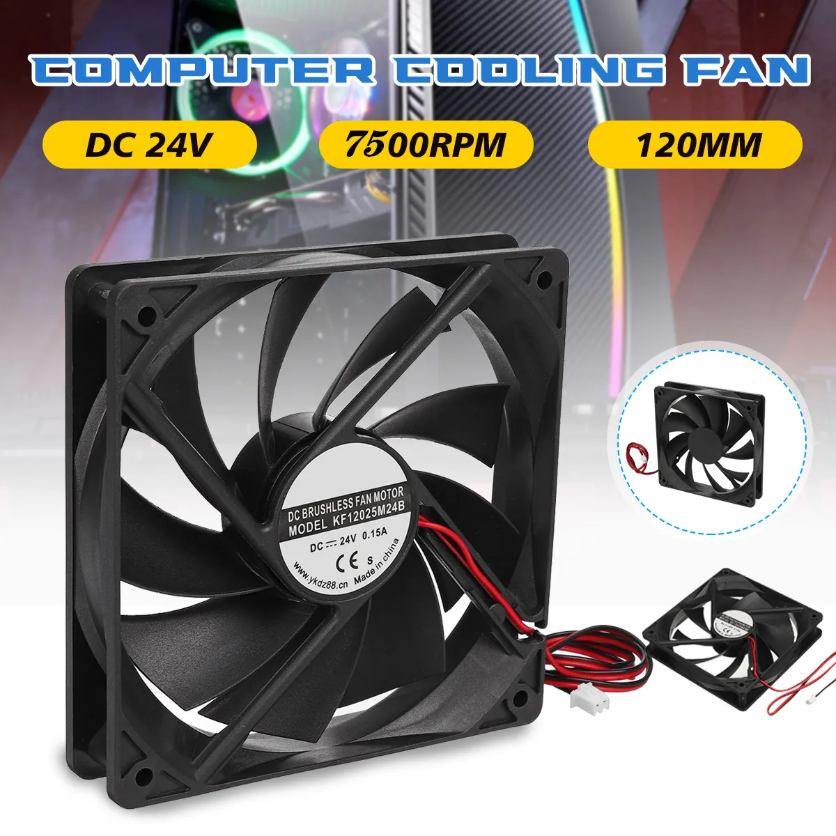 

Вентилятор для процессора 7500 об/мин, 4 контакта 120x120 S7 S9, 4-контактный разъем для Antminer Bitmain, 12 В/А, портативные вентиляторы для компьютерного ох...