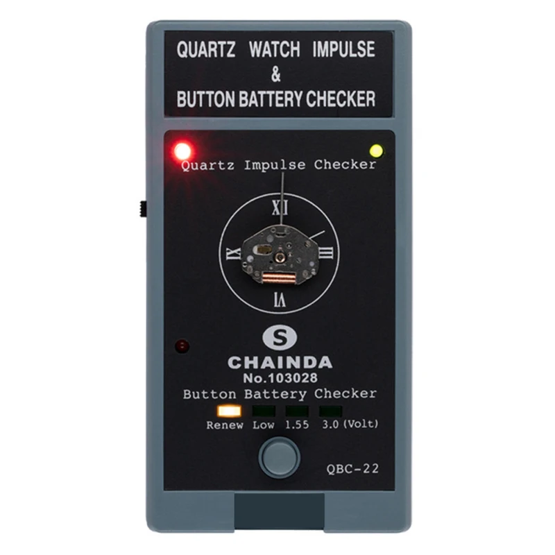QBC-22 кварцевый импульсный тестер часового механизма часовая кнопка индикатор