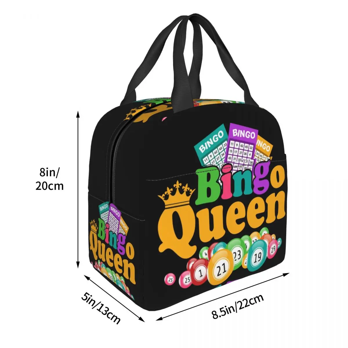 Изготовленная на заказ термоизолированная сумка для обеда Bingo Queen Game Lover женский