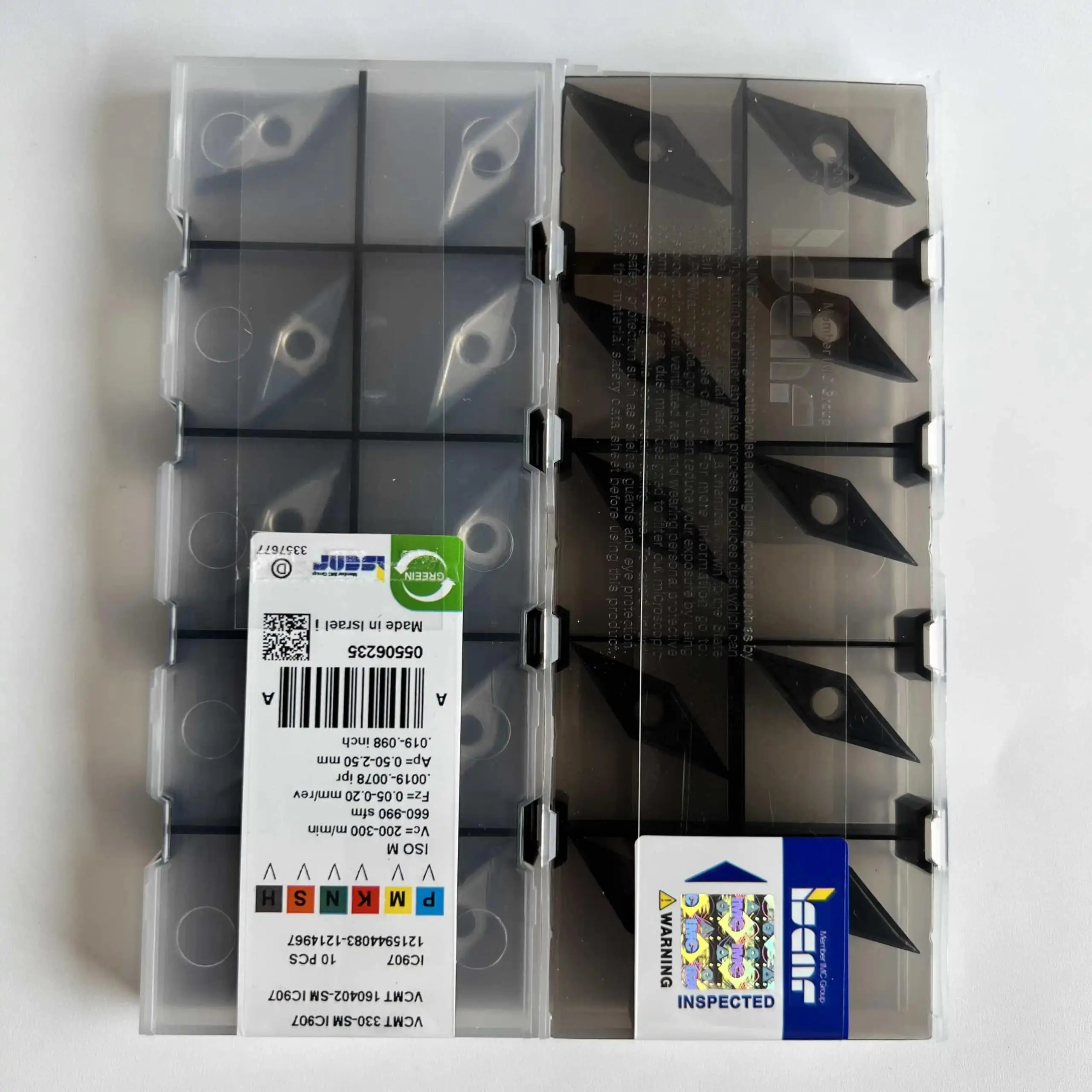 VCMT 160402 -SM IC907 /Оригинальное лезвие из сплава с ЧПУ 10 шт.