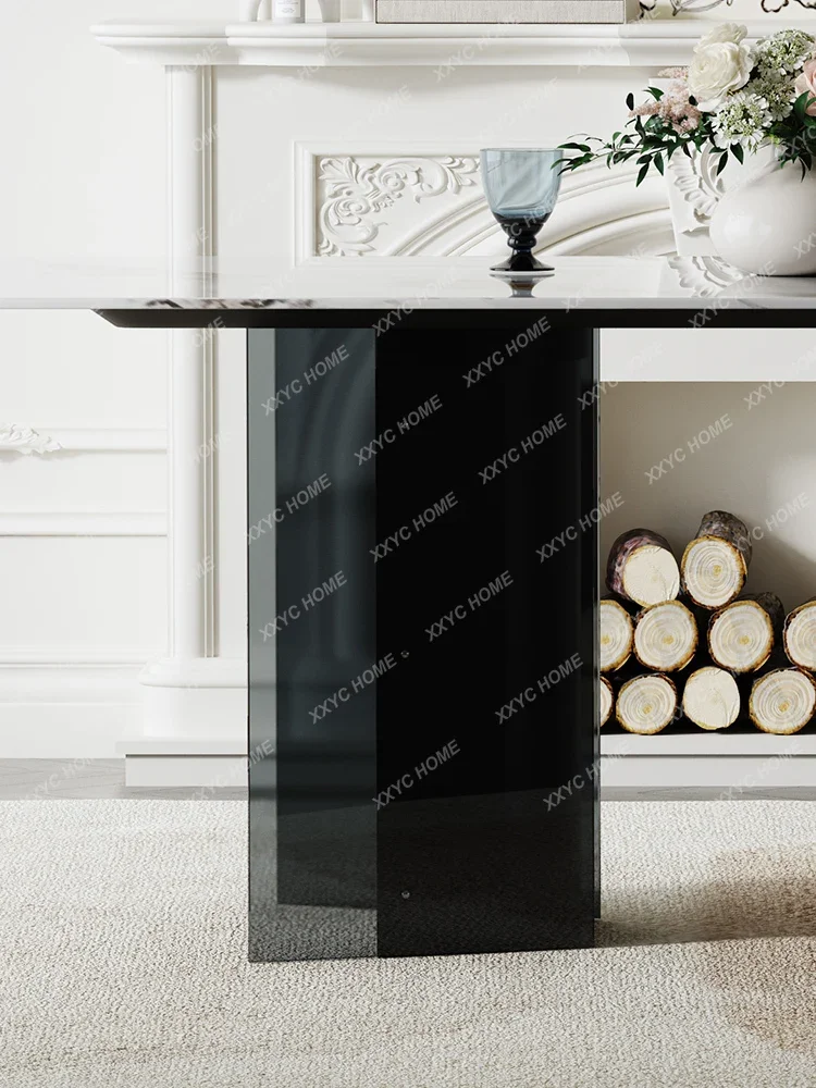 Jue Shi Baiyan современный обеденный стол роскошные прямоугольные домашние обеденные