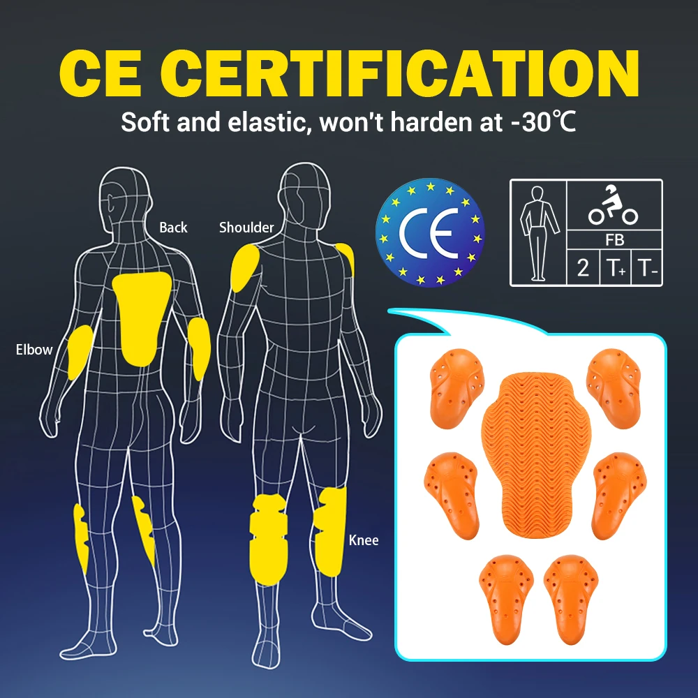 Защитное снаряжение для мотоцикла CE мотоциклетная защита куртка штаны защитная