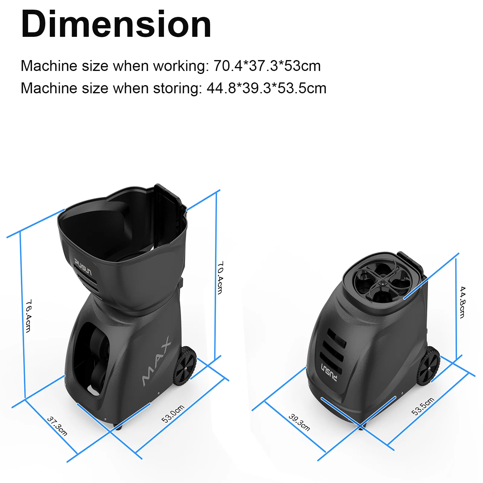 Машина для теннисных мячей тренажер профессиональных тренировок PT-Max C Hold145 + Balls