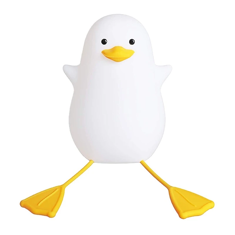 

Penguin Night Light,Festival Gifts For Girls/Boys,Silicone Nursery Stuff,Kawaii Room Decor, Squishy Silicone Lamp-Tap