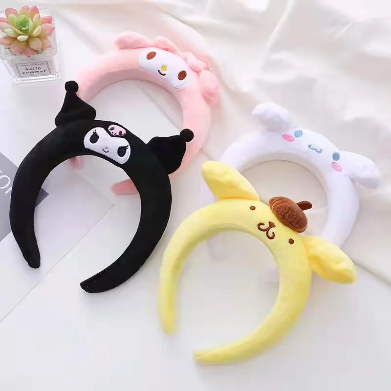 

New Autumn And Winter Cute Cartoon Doll Plush Hairband Female Korean Headband Hair Accessories Simple Joker Face Bundle For Girl
