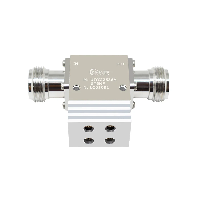 

UIY 5.7~5.9GHz 300W/100W N Female RF Coaxial Isolator for PA Application