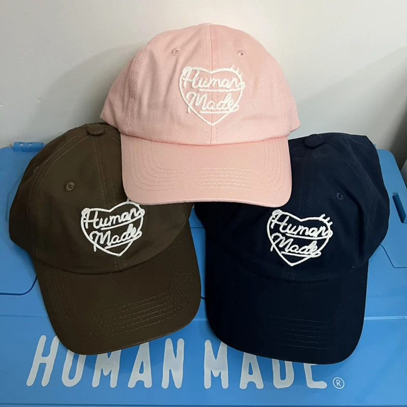 

Best Quality Embroidered Letters Human Made Cap Men Women 1:1 Human Made Baseball Cap Casual Adjustable Hat