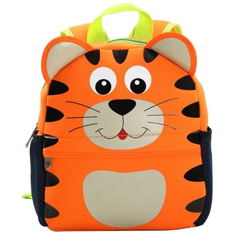 Неопреновый рюкзак для девочек и мальчиков, детский школьный ранец с 3D животными, Сумка с мультипликационным рисунком для детей 2-5 лет, подарок, 2022