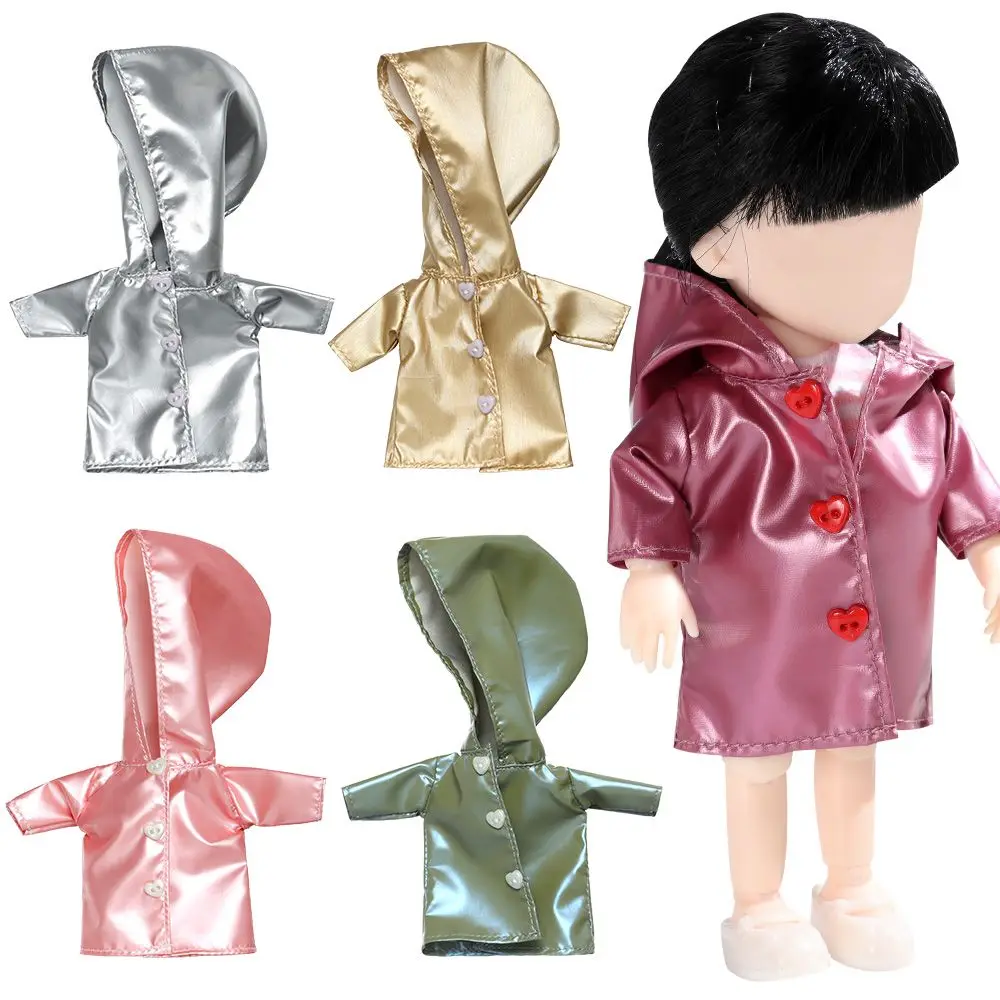 

Одежда для кукол OB11 BJD, куртка из искусственной кожи, пальто для кукол, плащ с длинными рукавами для кукол 1/11 1/12 bjd, повседневные аксессуары дл...