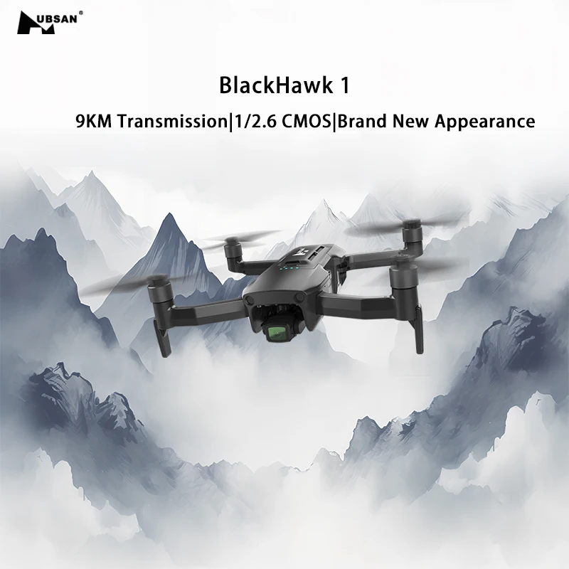 

Hubsan Black Hawk 1 GPS Drone 4k Profesional 5G WIFI 9km Transmission 1/2.6 CMOS Gimbal Camera RC Helicopter Quadcopter
