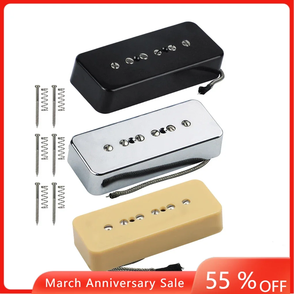 Alnico 5 Vintage Soapbar P90 P-90 Гитарный мостовой звукосниматель 11K для гитарных деталей LP