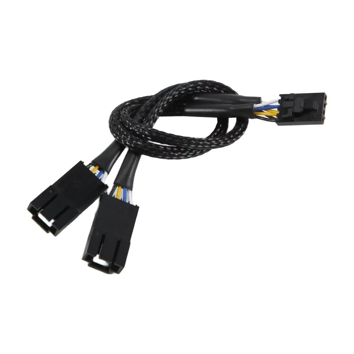 Фото (MEOF) RGB-сплиттер для RGB-хаба, Lighting Node Core и ICUE Commander CORE XT, 4-контактный удлинительный кабель для вентиляторов (штекер-гнездо) №4