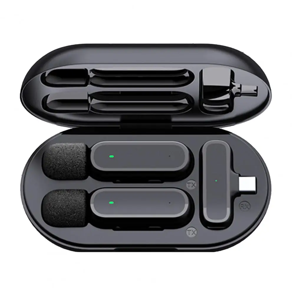 

Профессиональный беспроводной микрофон для видеосъемки, 2,4 ГГц