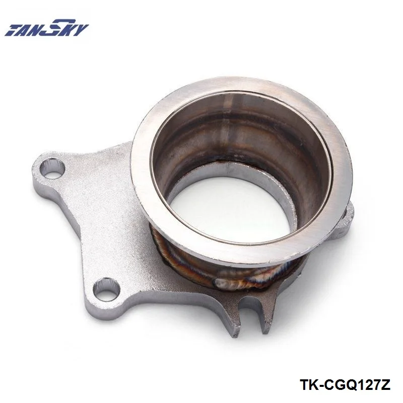 

T04E T3/T4 T3 .63A/R 5 bolt to 3" vband Stainless Steel Turbo Manifold Flange Adapter TK-CGQ127Z