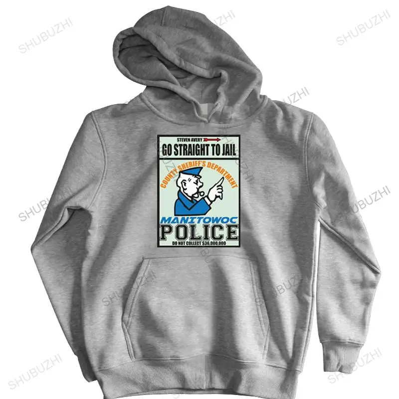 Мужская уличная одежда с капюшоном STEVEN AVERY на молнии BRENDAN DASSEY GO TO JAIL CRIMINAL MAKING A MURDERER