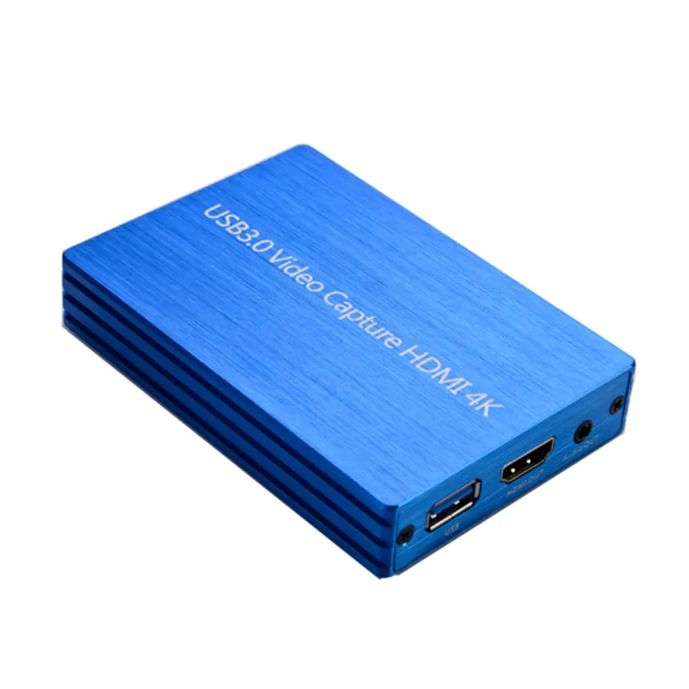 

for To USB3.0 Audio Video Card Computer Recording Live Streaming 4K 1080P 60fps Portable Loop Out Converter Conference