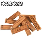 MARUMINE 50 шт. 1x4 плитка доска напольный Строительный кирпич 2431 26583 MOC строительные блоки игрушки массовые Аксессуары Совместимые деревянные детали