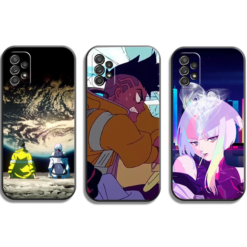 

EDGERUNNERS 2077 Phone Cases For Samsung Galaxy A71 A51 4G A51 5G A52 4G A52 5G A72 4G A72 5G Carcasa Soft TPU Coque Funda