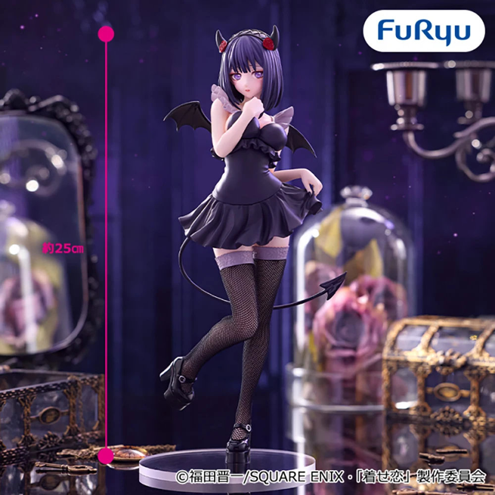 Фото FuRyu My Dress-Up Darling BiCute Dark Kitagawa Marin Kuroe Shizuku Ver. Коллекционная аниме-фигурка 25 см, подарок, новинка 2026 года, в наличии №5