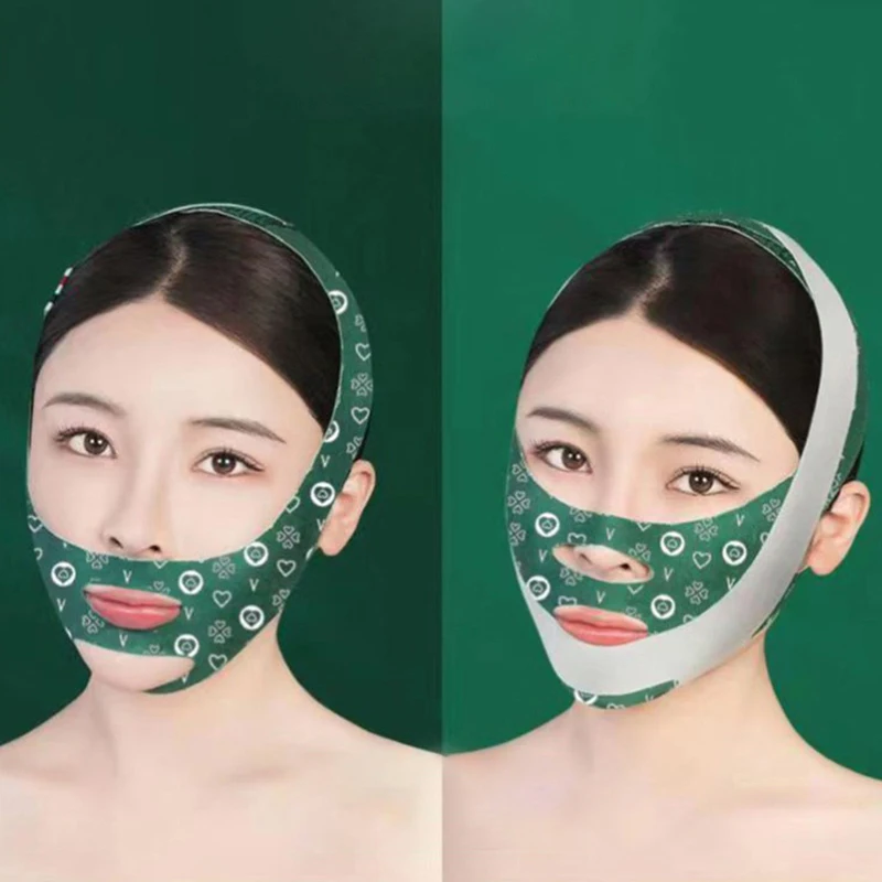 Инструмент против храпа маска для сна V-образная лица пояс похудения закрывающий