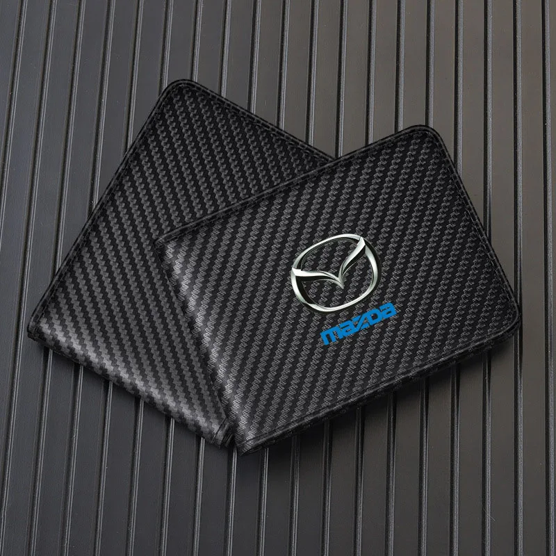 

Car Carbon Fiber Driving License Card Package ID Card Holder Wallet Case for Mazda 2 3 6 MS CX5 CX3 MX5 RX8 Car Accessories