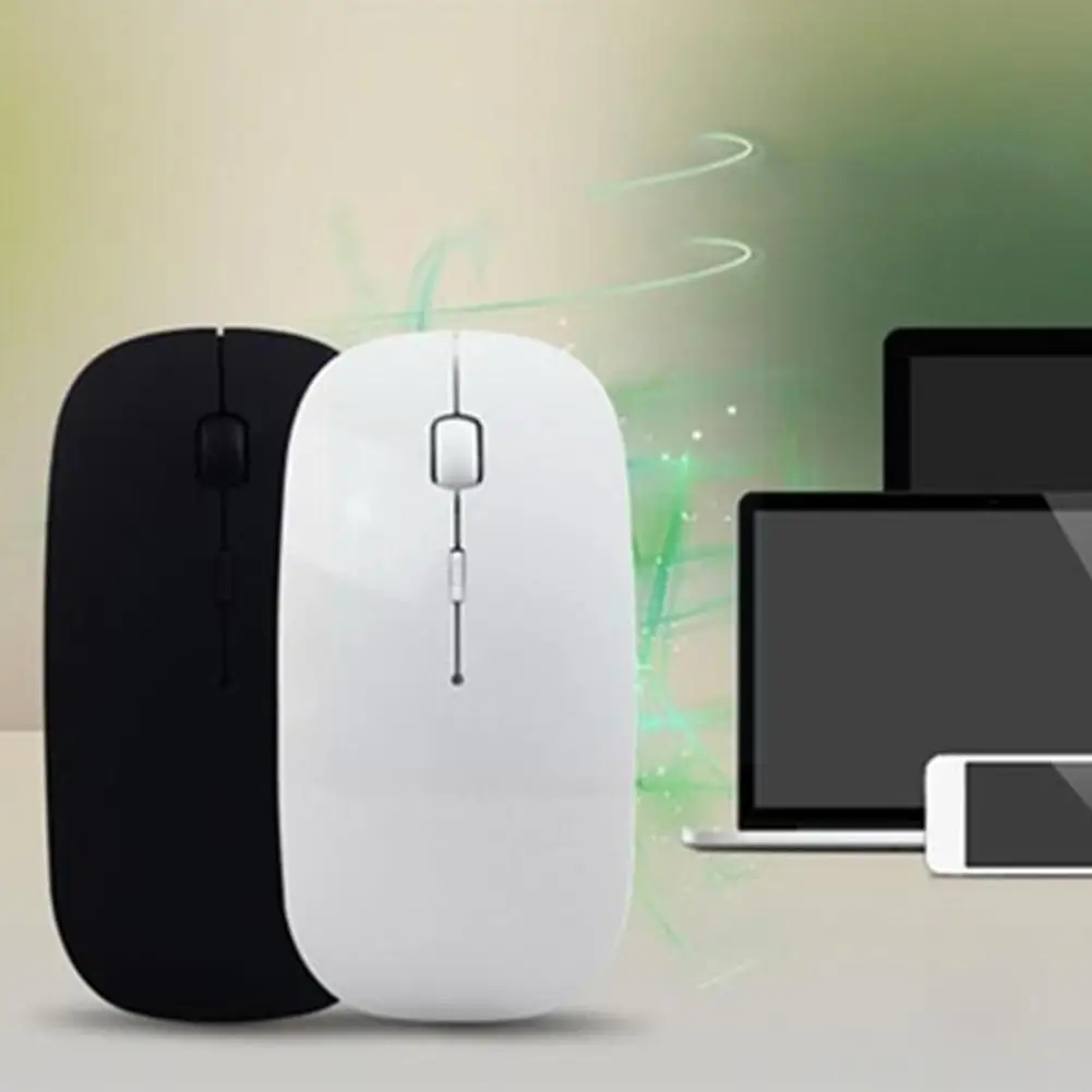 

Ultra Slim Wireless Mouse 2.4 Ghz Wireless Cordless Mouse Mice Optical Scroll For Pc Laptop Computer + Usb A9k0