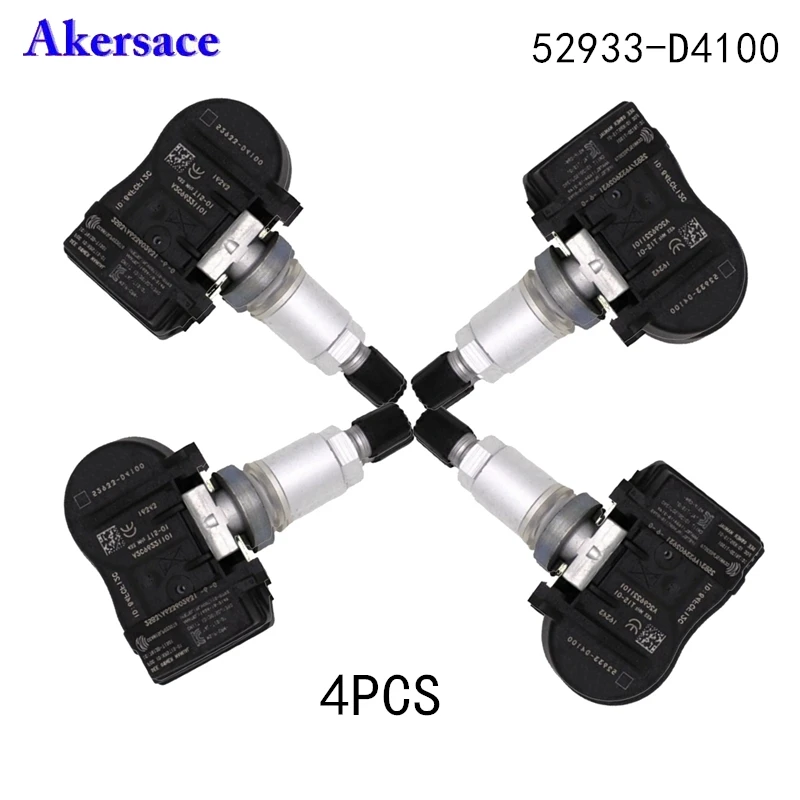 

Датчик давления в шинах для Hyundai Elantra Ioniq Kona Santa для Kia Niro Optima Sportage Sorento Genesis 52933D4100 433 МГц