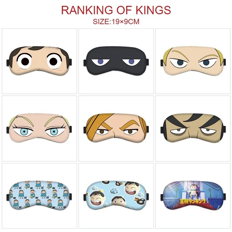 

Osama Ranking Anime Eye Mask Woman Bojji Kage Cartoon Comfortable Cosplay Eyepatch Unisex Blindfold Blackout Sleep Eyeshade