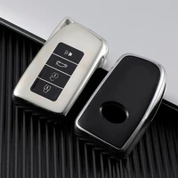 tpu 4 buttons car key case for lexus nx 200 nx300h rx 350 450h es 350 es 300h holder bag styling auto accessories cover