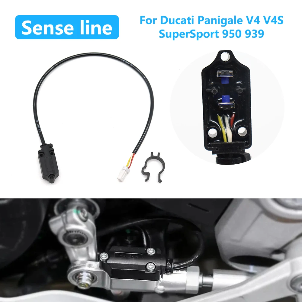 

Черный датчик быстрого переключения передач для мотоцикла Ducati Panigale V4 V4S 2018-2025 SuperSport 950 939 2017-2024, аксессуары