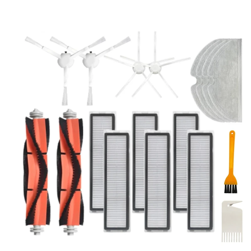 

EAS-For Dreame D9 Robot Vacuum Cleaner Replacement Accessories Main Brush Side Brush HEPA Filter Mop Cloth Rags Parts