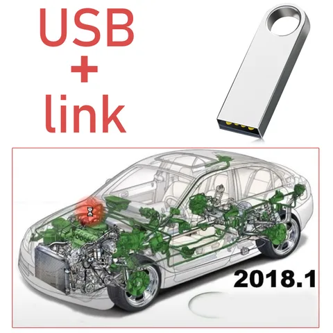 Лидер продаж 2022, автомобильные яркие данные 2018,01 (Atris-Technik) link 32 ГБ, USB, CD, DVD, Европейское программное обеспечение для ремонта, запчасти Atris