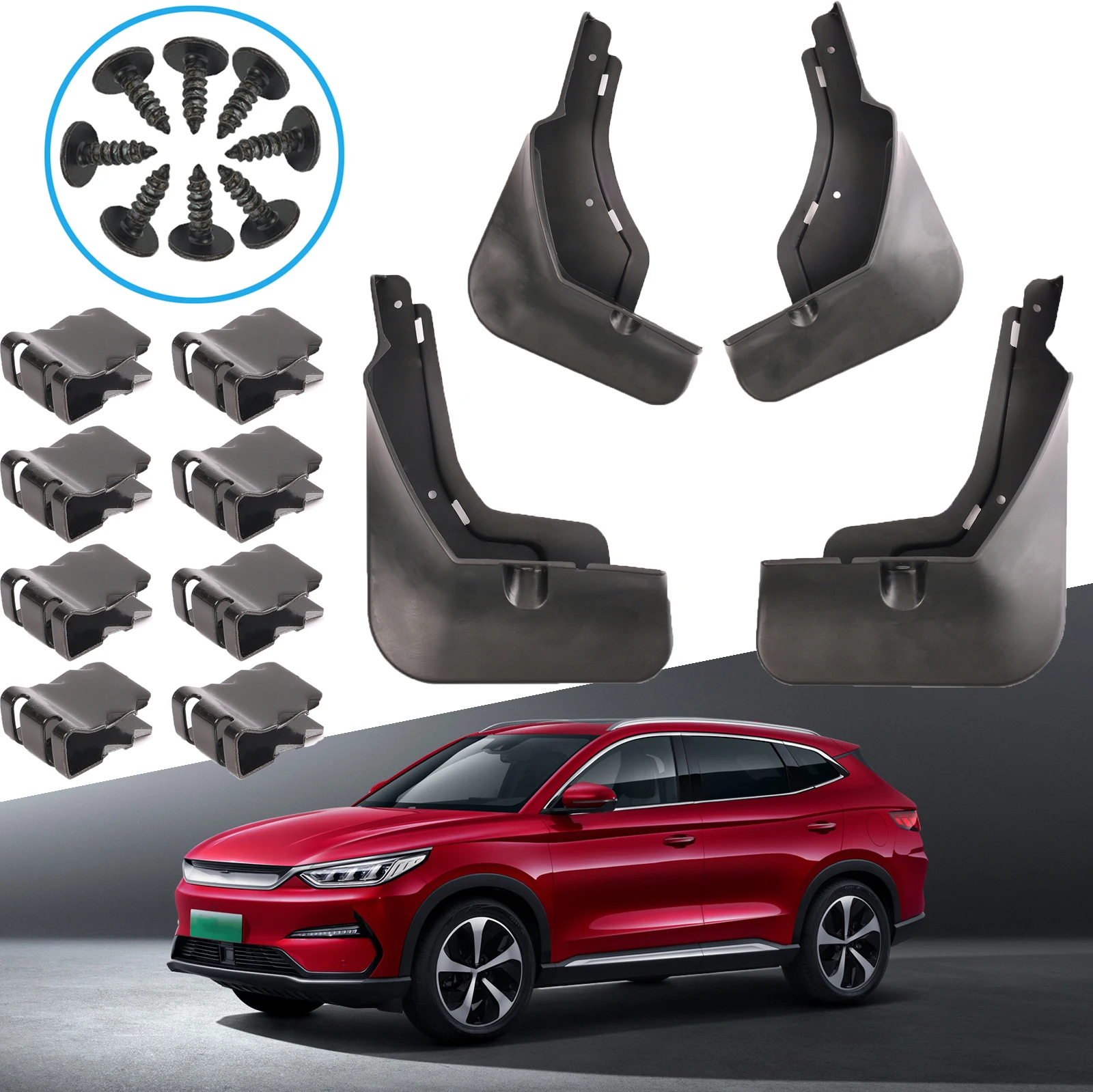 

4 шт., брызговики для BYD SONG PLUS DMI EV 2020 2021 2022