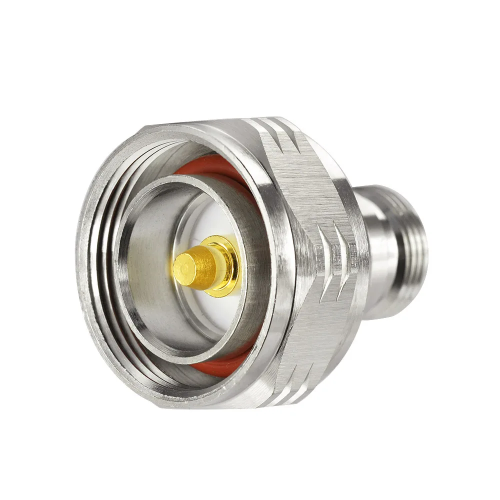 Superbat L29 7/16 DIN Male to N-Type Female Straight RF Coaxial Connector