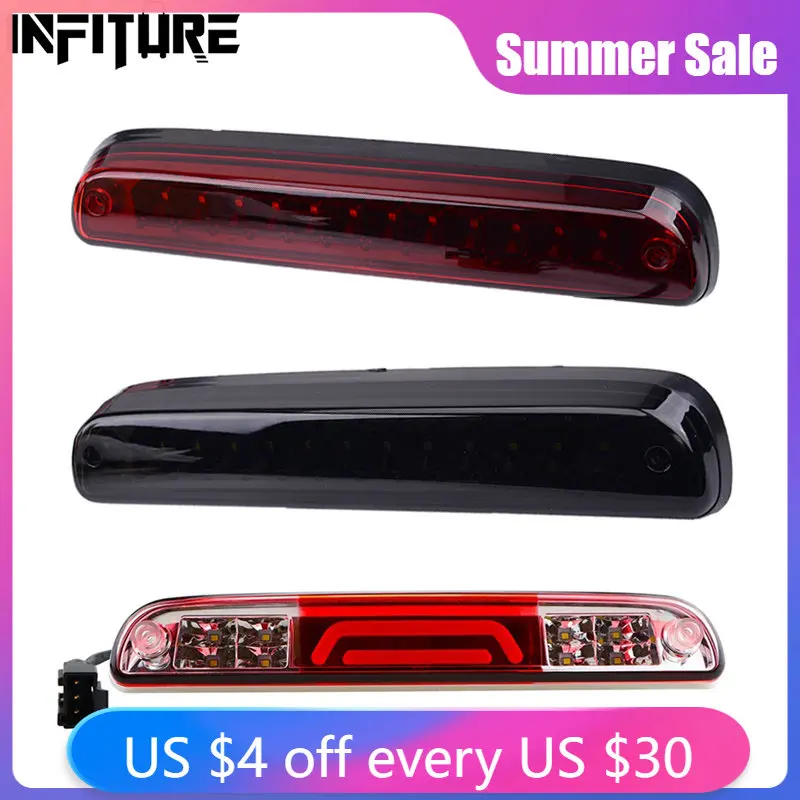 

Rear Third 3rd High Stop Brake Light Lamp For Ford Ranger 1993-2011 F250 F350 F450 F550 Cargo DRL Additional Rear High Mount LED