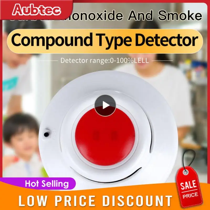 

2019 New High Precision Carbon Monoxide Detector And Smoke Detector Alarm