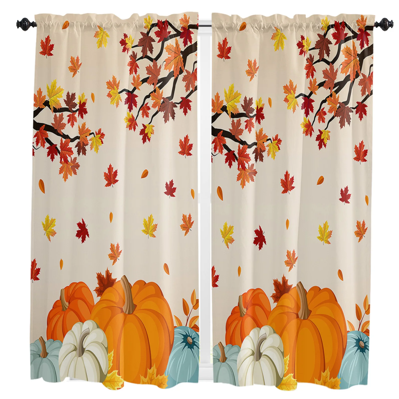 

Фотофон с изображением клена и тыквы на День Благодарения