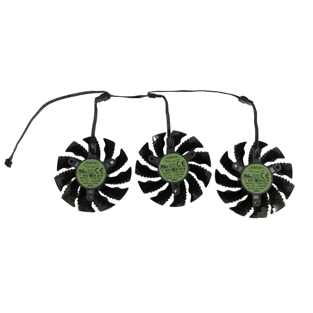 Видеокулер PLA09215S12H T128015SU для GIGABYTE RTX 2080Ti GAMING OC RX 6900XT Gigabyte AORUS 5700XT 8G