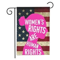 womens rights are human rights flag double sided women abortion rights flag abortion womens rights flag for garden lawn yard