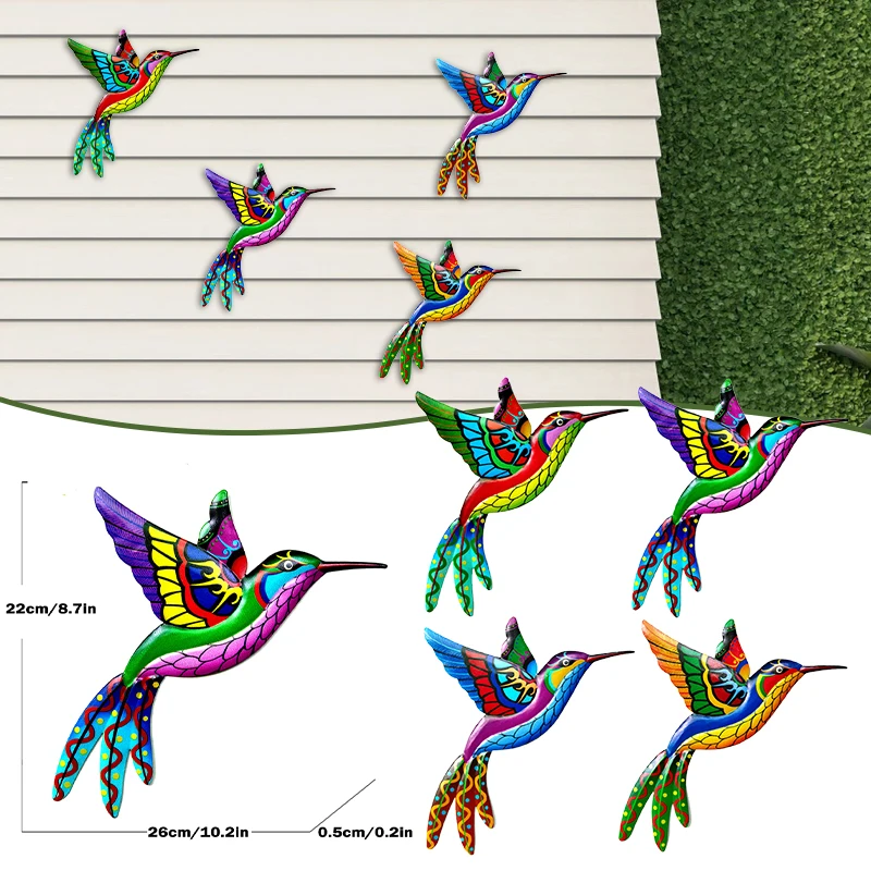

Металлический Колибри Настенный декор красивые винтажные скульптуры орнамент для дома красивые винтажные скульптуры орнамент GRSA889
